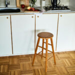 高腳天然木製椅凳