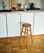 高腳天然木製椅凳