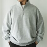 男 I 再生紗線半拉鍊休閒上衣